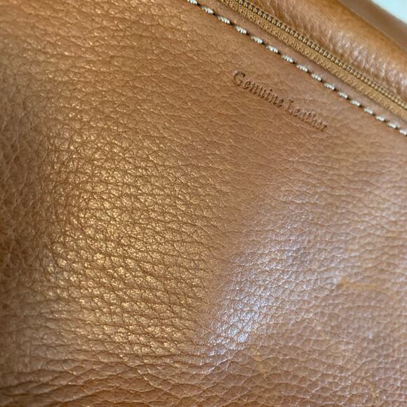 Fossil Genuine Leather Button Closure Flap Wallet Clutch Card Holder Tan Boho - Picture 10 of 16